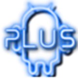 Plus Neon Blue GO Theme icon