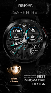 Screenshot 1 PER005 - Sapphire Watch Face android