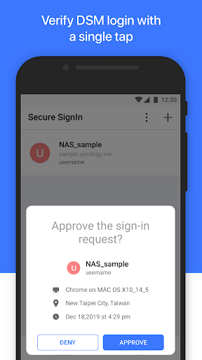 Synology Secure SignIn screenshot 2