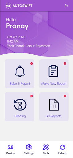 Android application Autoswift 6 screenshort