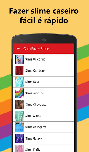 Como Fazer Slime Receita – Apps on Google Play