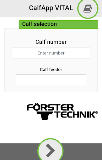 Android application CalfApp VITAL screenshort