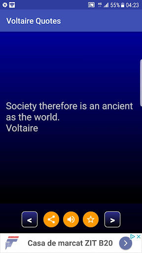 Voltaire Quotes Screen 3