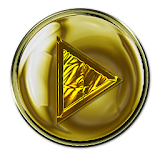Poweramp Skin Dorado Gold icon