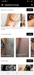 Captura de Pantalla 1 Tatuajes: Ideas para tatuarte android