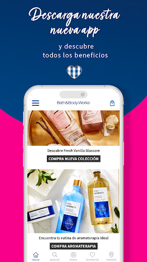 Android application Bath & Body Works México screenshort