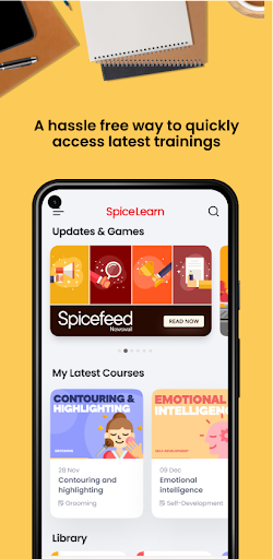 Android application SpiceLearn screenshort