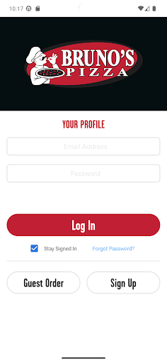 Screenshot of Bruno’s Pizza