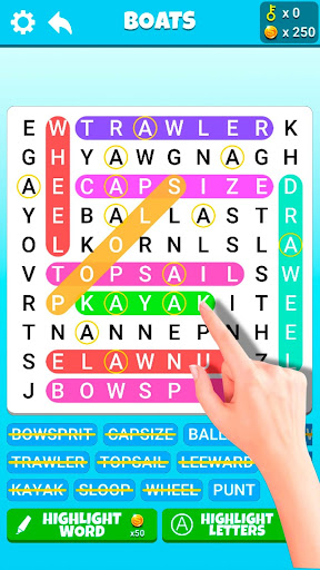 Android application Word Search screenshort