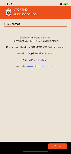 SRS School App Screen 3
