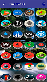 Pixel Pie 3D - Captura de pantalla del paquete de iconos