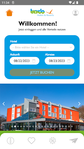 Android application Travdo Hotels screenshort