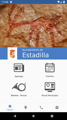 Android application Ayuntamiento de Estadilla screenshort