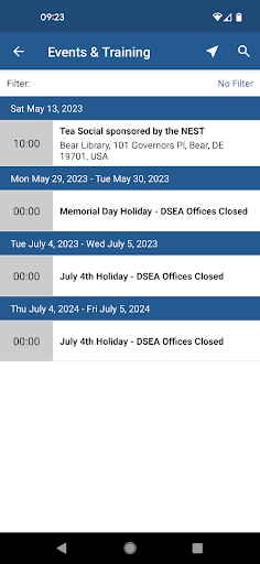 DSEA Member Connect Screen 2