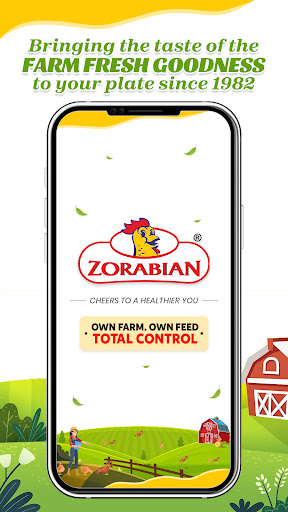 Android application Zorabian: Order Chicken Online screenshort