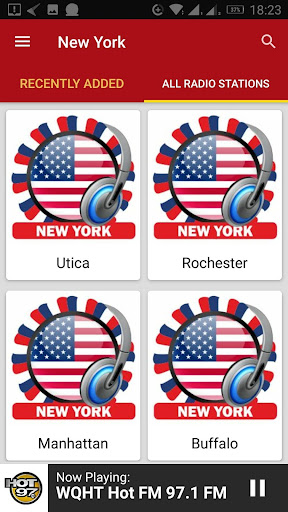 New York Radio Stations - USA Screen 3