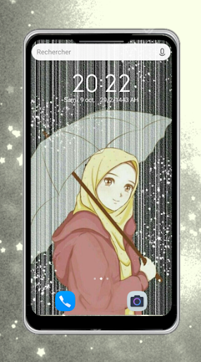 HD صور بروفايل وخلفيات كرتون للمحجبات رائعة وعصرية