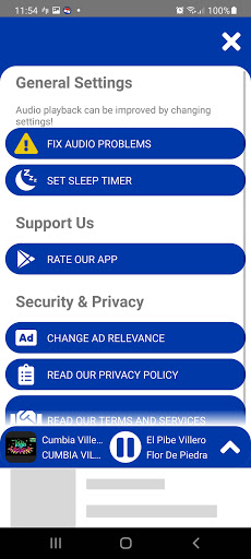 Paraguay Radio –FM Radio Tuner Screen 3