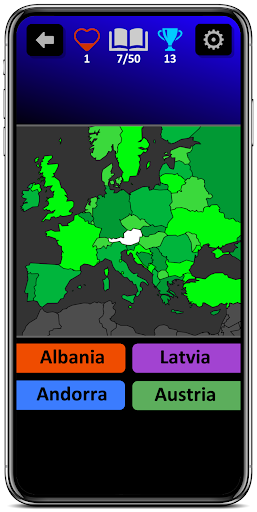 Europe Countries Quiz Flags  Capitals game