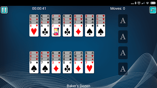 Android application Baker's Dozen Solitaire screenshort