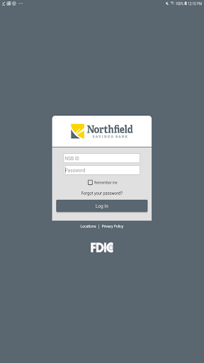 Android application Northfield Savings VT Mobile screenshort