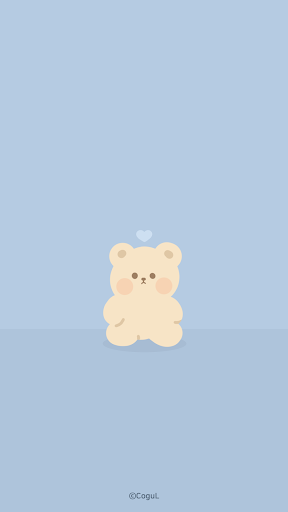 Android application 카카오톡 테마 - 테디_베이비 블루 screenshort