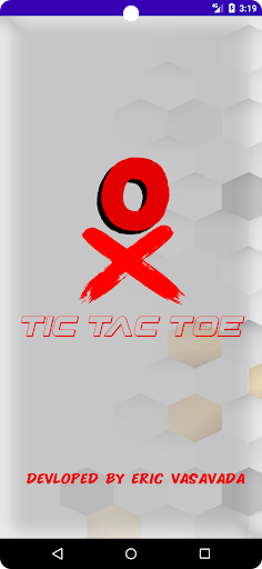 Android application Tic Tac Toe screenshort