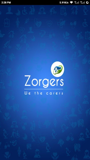 Android application Zorgers for Staff screenshort