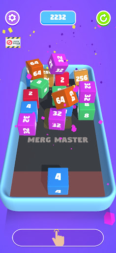 Android application Merge Master : Cube 2048 Merge screenshort