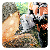 Chainsaw sound widget icon