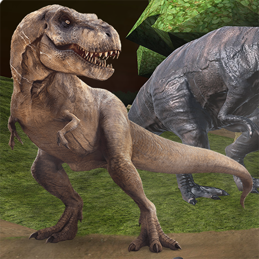 Dinosaur Jurassic hunter logo