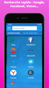 Aperçu de l'application