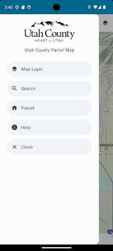 Android application Utah County Parcel Map screenshort