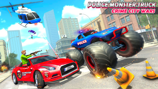 Us Police Monster Truck Cop Duty City War Games screenshots 1