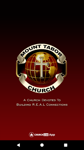 Android application Mount Tabor Church screenshort