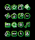 screenshot of LimeLine - Green Icon Pack