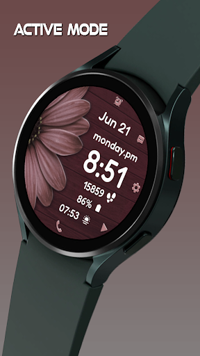 Daisy Vibrant Bloom Watch Face