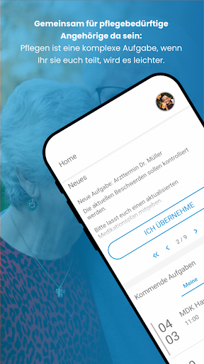 Android application ease - gemeinsam pflegen screenshort