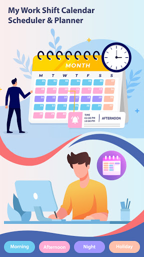 Android application My Work Shift Calendar – Sched screenshort