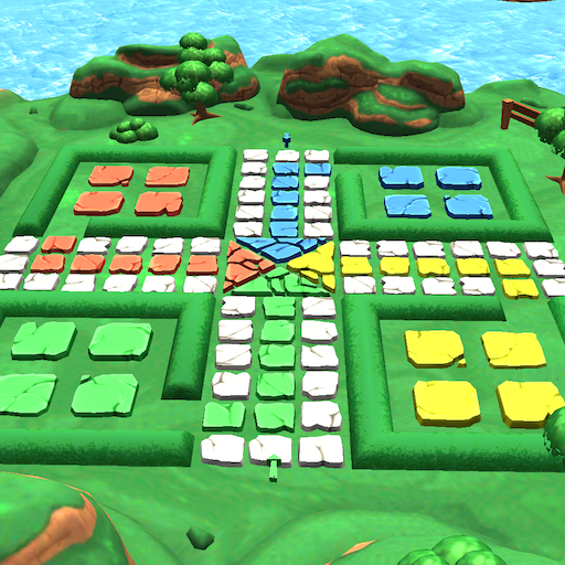 Jogo 3D Ludo (4 jogadores)