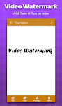 screenshot of Video Watermark - Add Text, Ph