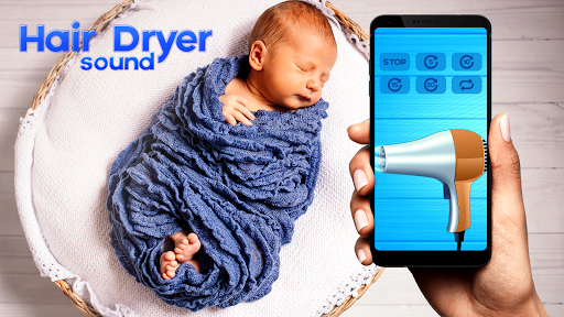 Android application Relaxing hair dryer (sound eff screenshort