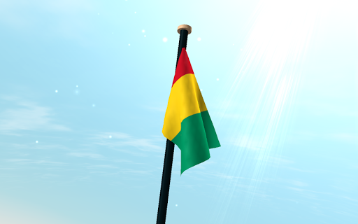 Guinea Flag 3D Free Wallpaper