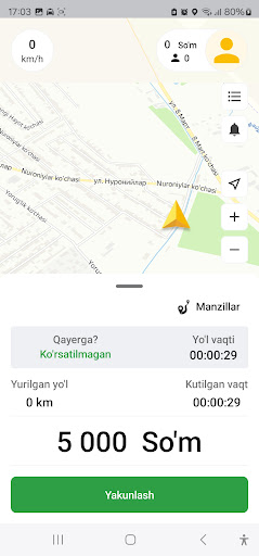 Qulay Taxi Driver Screen 2