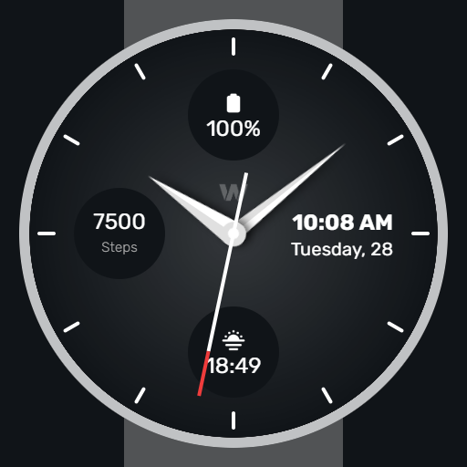 WES14 - Gunmetal Watch Face Download on Windows