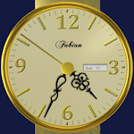 Cover Image of Download Gold Analog Clock Gold clock 1.13 APK