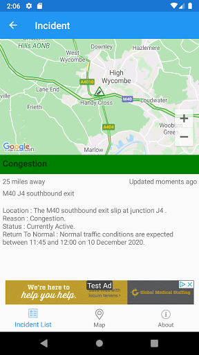 UK Roads - Traffic and Cameras Screen 2