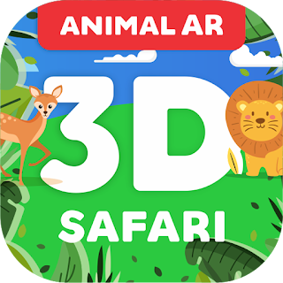 Animal AR 3D Safari Flash Card