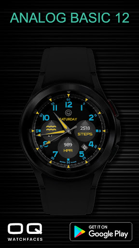 Analog Basic 12 Wear OS 4+ Screen 2