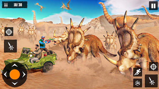 Скачать игру Dino Hunting Games 2021: Dinosaur Games Offline для Android бесплатно